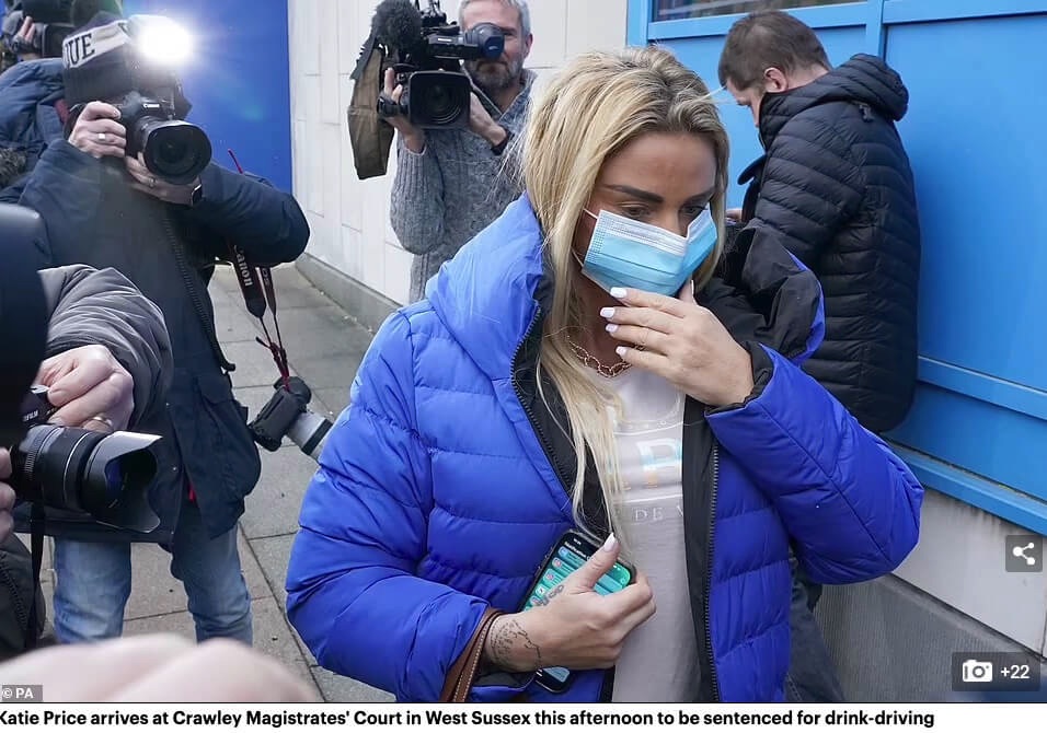 Judge spares Katie Price prison for driving drunk, banned and high in NINTH offence