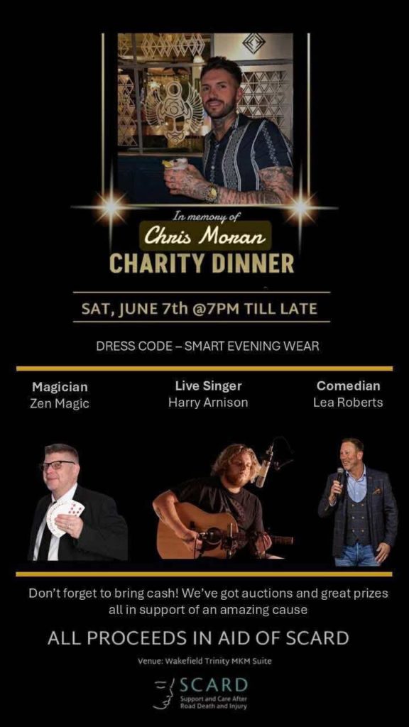 Chris Moran Charity Dinner June 2025